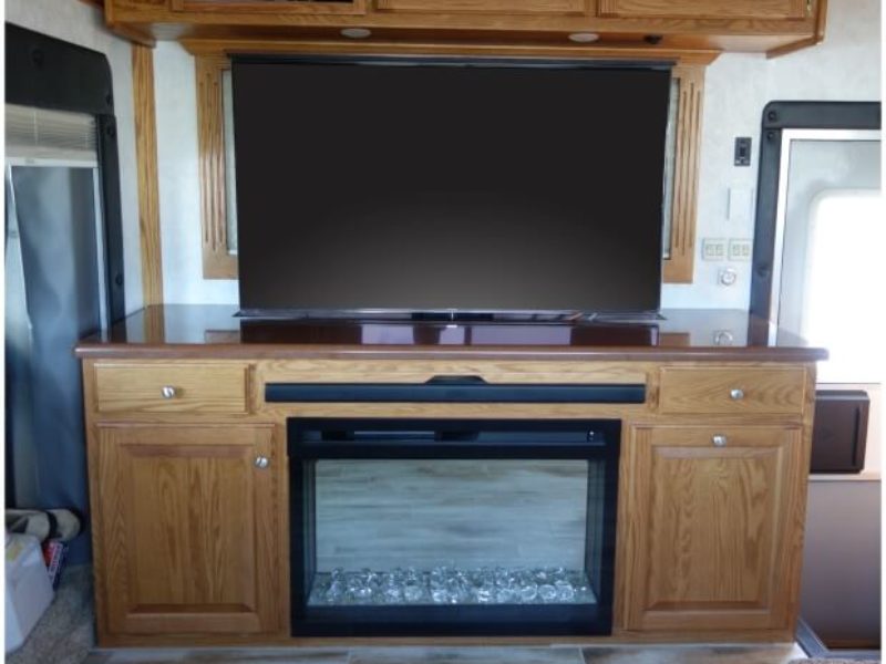 The Televator TV RV Wood Design