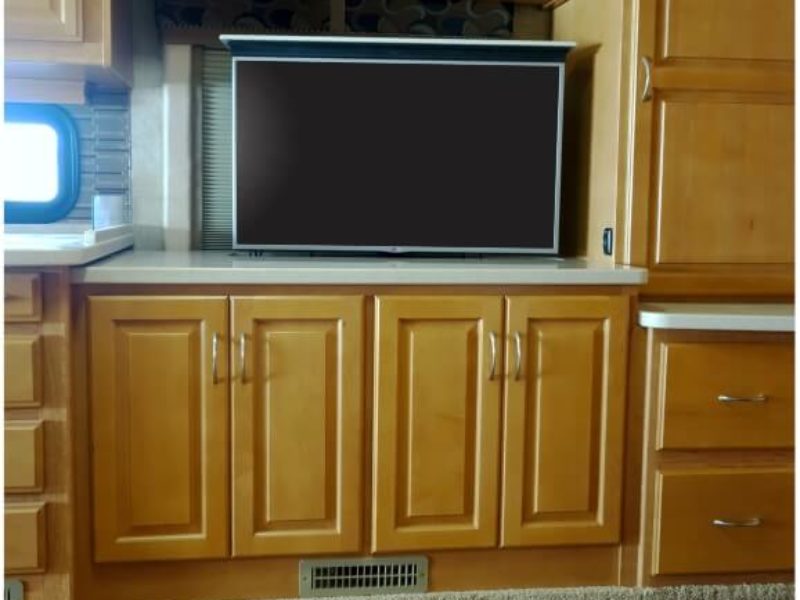 The Televator TV Cabinet - RV Wood Design