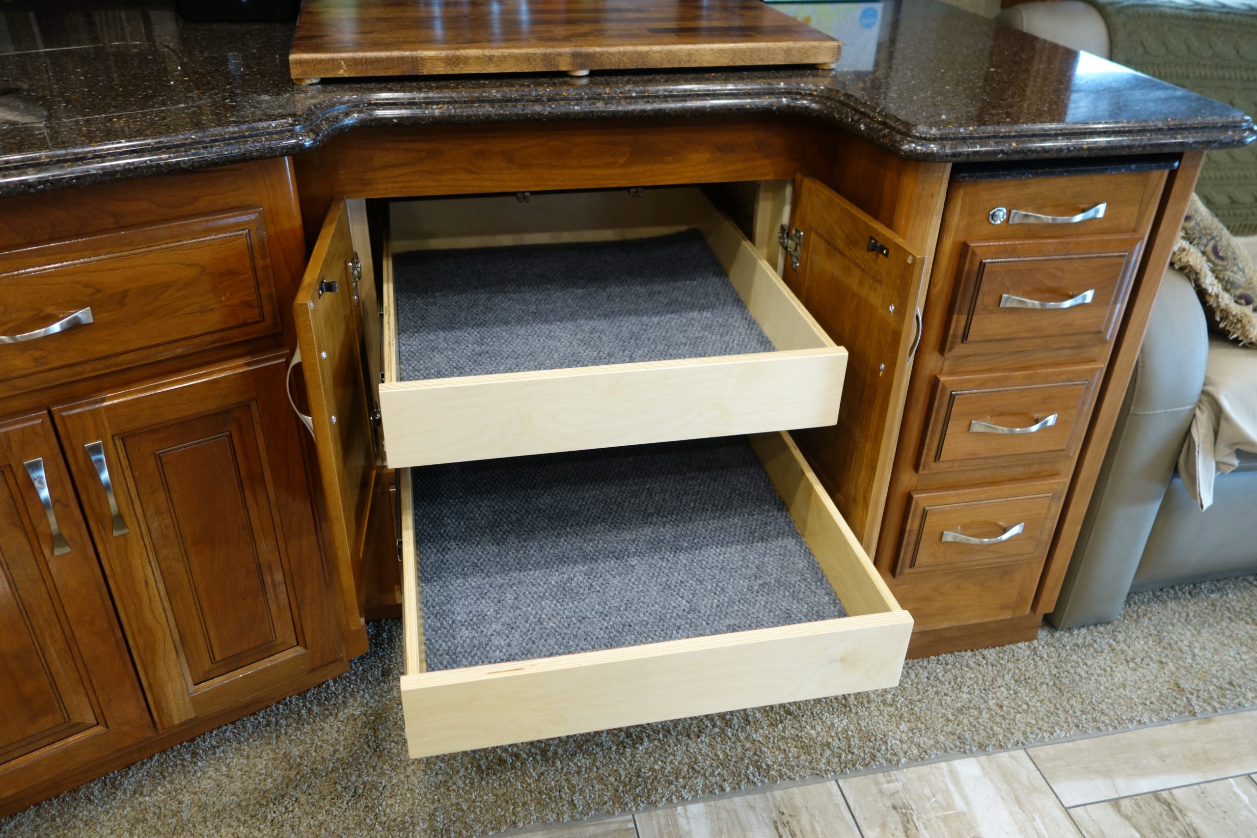 Pullout Shelves - See Our Work - RV Wood Design