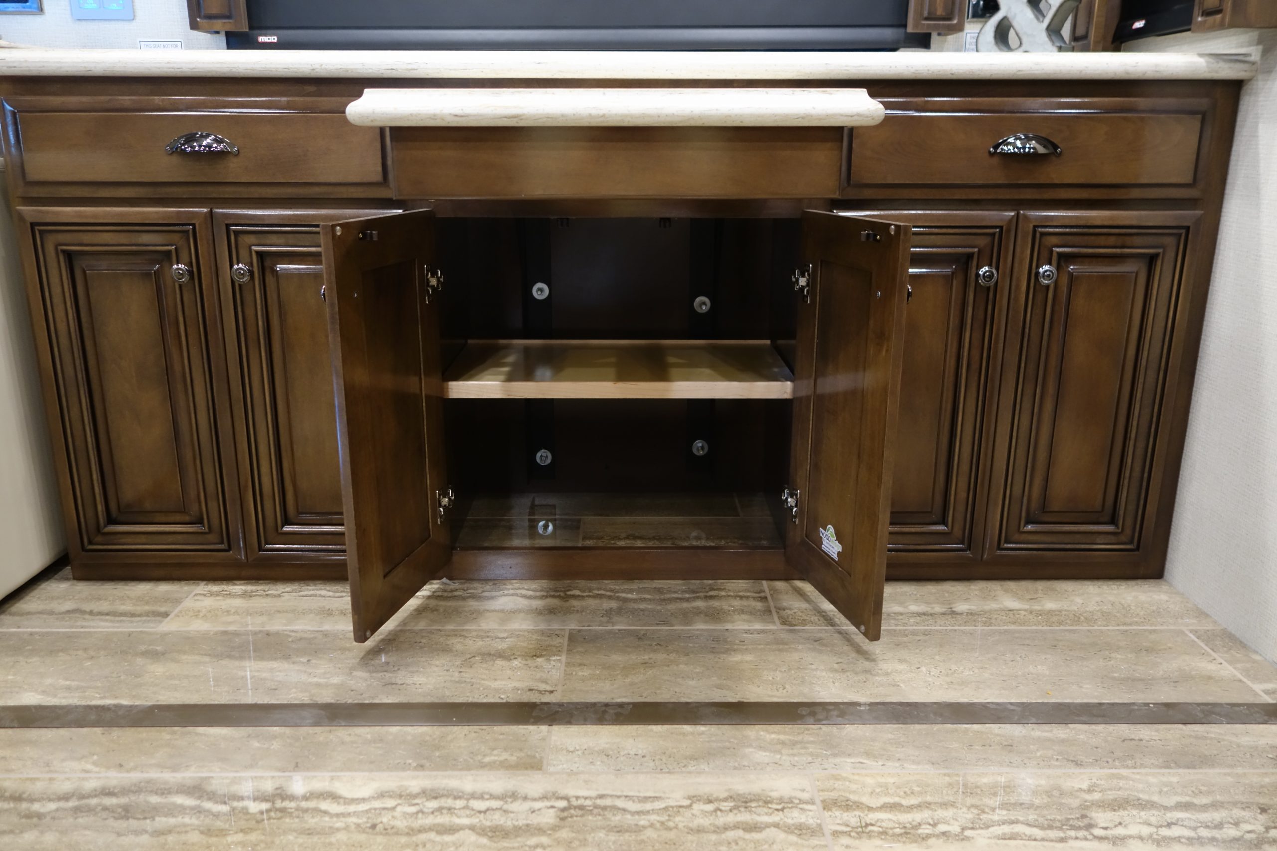 The Executive Desk - Maximum Shelf Space - RV Wood Design